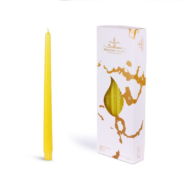 شمع قلمی 30 سانت زرد